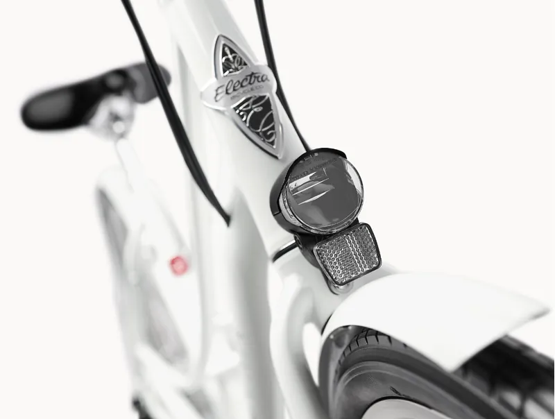 Electra Loft Go! 7D Step Thru Electric Hybrid Bike 2025 in Stardust White-3